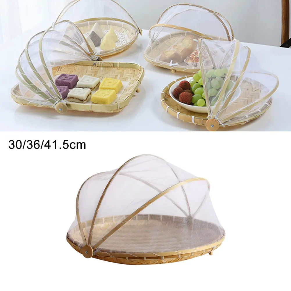 Bamboo Woven Basket With Net Fruit Vegetable Bread Food Basket Container Kithen Outdoor Picnic Dust Proof Bamboo Basket
Bamboo Woven Basket With Net Fruit Vegetable Bread Food Basket Container Kithen Outdoor Picnic Dust Proof Bamboo Basket
