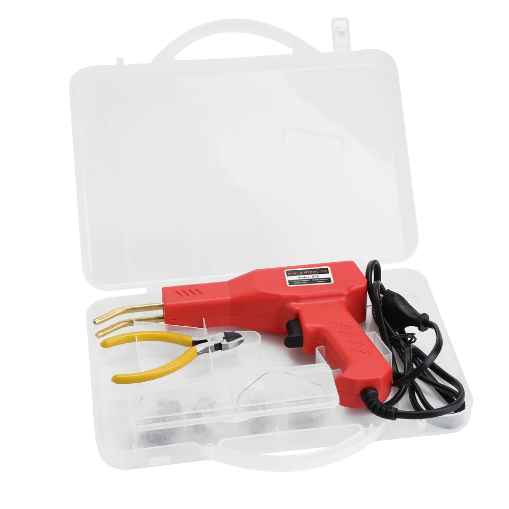 New Plastic Welders Hot Stapler Plastic Welding Machine Car Bumper Repair Tool Kit Garage Tools Handy PVC Plastic Repairing Guns
New Plastic Welders Hot Stapler Plastic Welding Machine Car Bumper Repair Tool Kit Garage Tools Handy PVC Plastic Repairing Guns