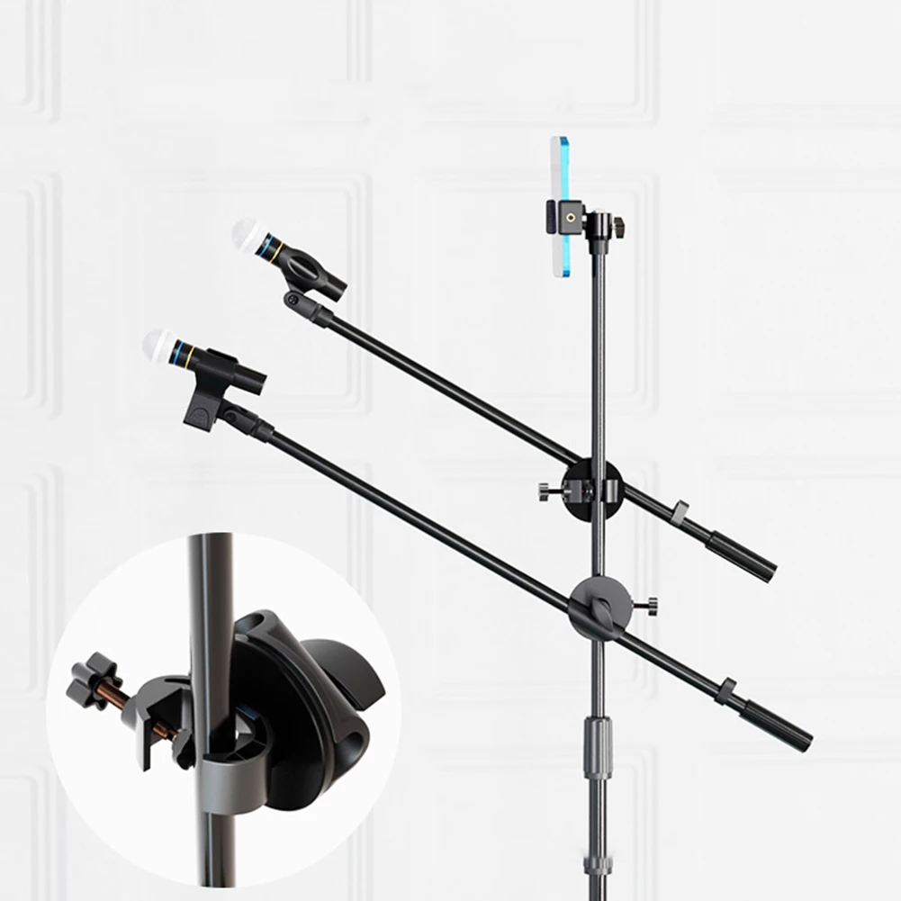 Crossbar Microphone Stand Indoor Outdoor Black Bracket Broadcast Extension Holder Portable Rotating Video Live
Crossbar Microphone Stand Indoor Outdoor Black Bracket Broadcast Extension Holder Portable Rotating Video Live