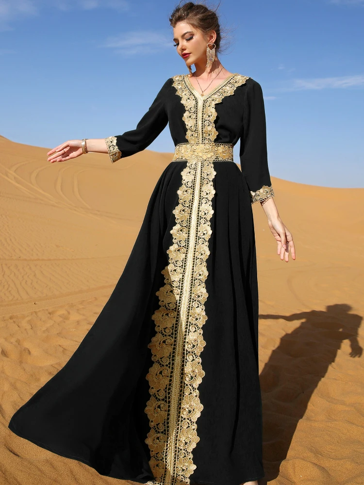 India Muslim Dress Turkey Abaya Islam Caftan Elegant African Long Dresses for Women Robe De Moda Dubai Musulman Djellaba Kaftan
India Muslim Dress Turkey Abaya Islam Caftan Elegant African Long Dresses for Women Robe De Moda Dubai Musulman Djellaba Kaftan