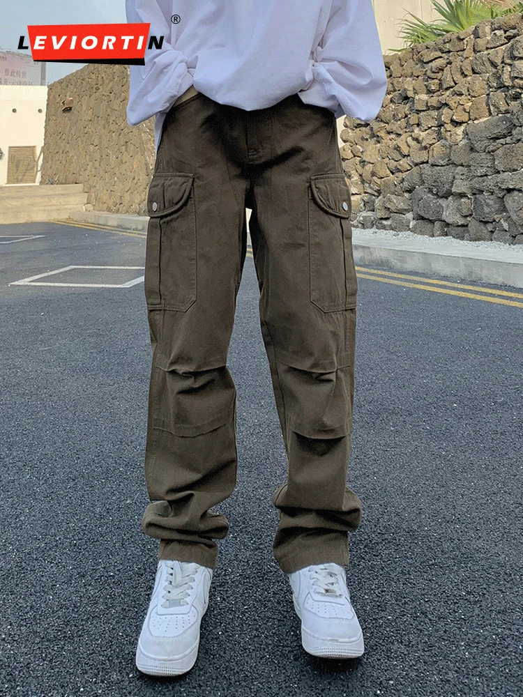 Multi-pocke Overalls for Men and Women Straight High Street Oversize Cargo Pants Harajuku Loose Casual Trousers
Multi-pocke Overalls for Men and Women Straight High Street Oversize Cargo Pants Harajuku Loose Casual Trousers