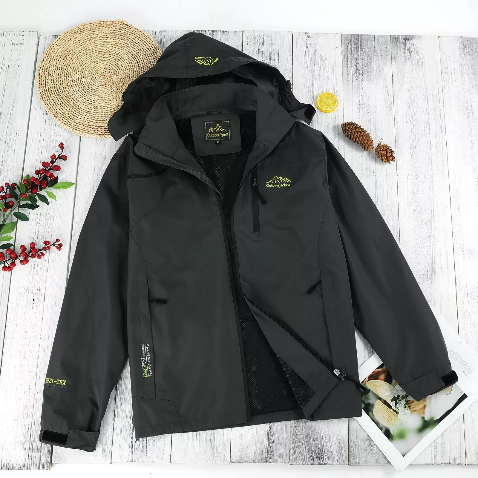 Men Waterproof Jackets Hooded Coats Male Outdoor Outwears Windbreaker Windproof Spring Autumn Jacket Fashion Clothing Coat 5XL
Men Waterproof Jackets Hooded Coats Male Outdoor Outwears Windbreaker Windproof Spring Autumn Jacket Fashion Clothing Coat 5XL