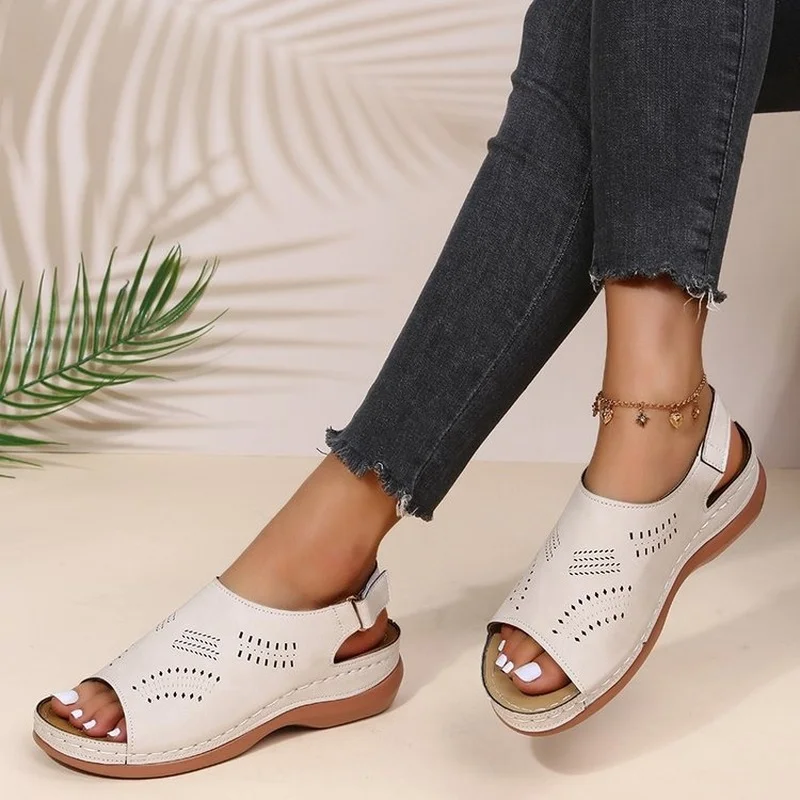 Women Sandals Zipper Platform Wedges Open Toe Solid Color Hollow Out Ladies Shoes Summer New Fashion Casual Female Footwear
Women Sandals Zipper Platform Wedges Open Toe Solid Color Hollow Out Ladies Shoes Summer New Fashion Casual Female Footwear