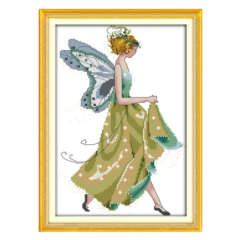 The spirit of flowers (1) cross stitch kit people fairy Aida count 14ct 11ct printed embroidery DIY handmade needlework supply
The spirit of flowers (1) cross stitch kit people fairy Aida count 14ct 11ct printed embroidery DIY handmade needlework supply