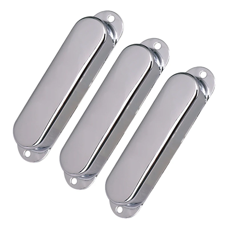 3Pcs Chrome Metal Sealed ST Strat Guitar Pickup Covers 3 Closed Single Coil Pickup Cover for Stratocaster 
3Pcs Chrome Metal Sealed ST Strat Guitar Pickup Covers 3 Closed Single Coil Pickup Cover for Stratocaster