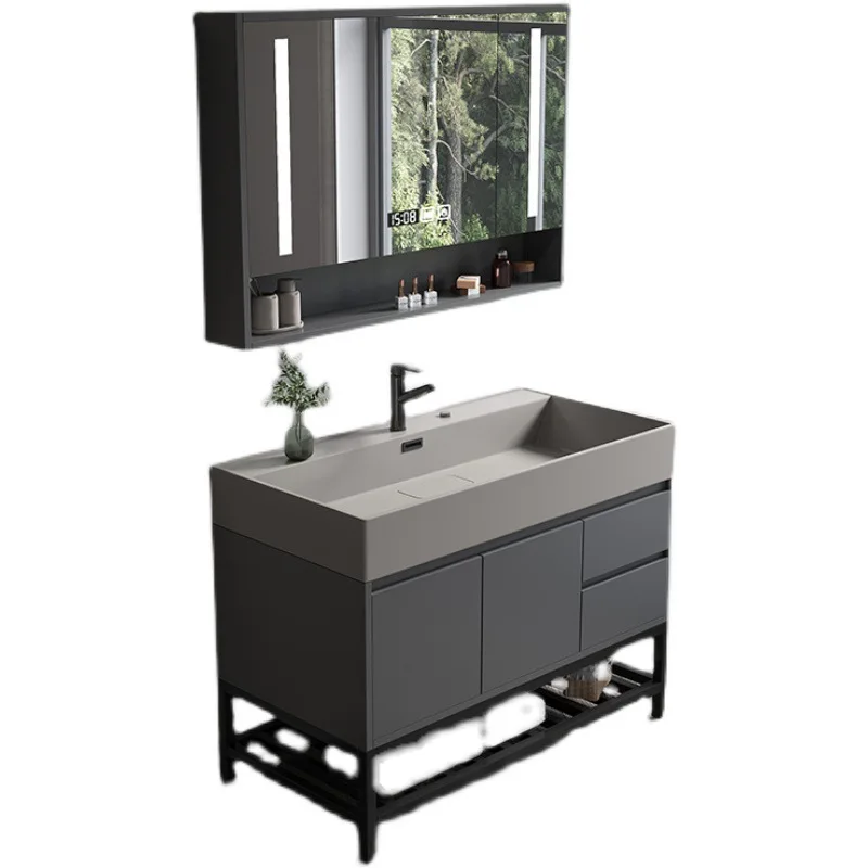 Rock intelligent bathroom cabinet wash basin light luxury wash basin cabinet combination toilet wash stand integrated rock plate
Rock intelligent bathroom cabinet wash basin light luxury wash basin cabinet combination toilet wash stand integrated rock plate