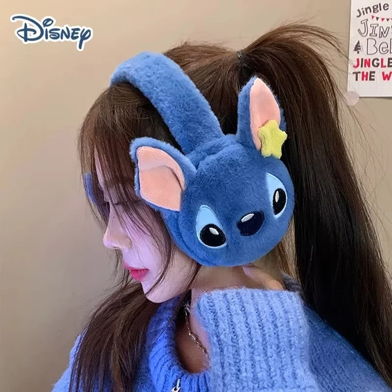 Оригинальные наушники Disney Stitch Alex Didi плюшевые ветрозащитные Теплые Симпатичные