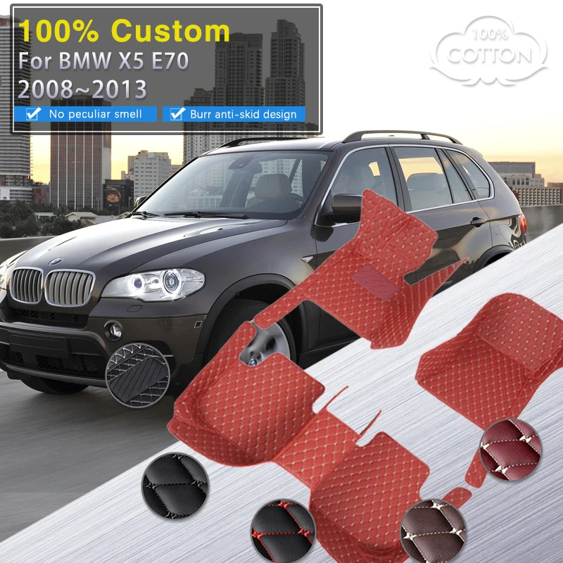 Car Floor Mats For BMW X5 E70 MK2 2008~2013 Luxury Leather Mat Covers Auto Protect Carpet Rug Interior Parts Car Accessories
Car Floor Mats For BMW X5 E70 MK2 2008~2013 Luxury Leather Mat Covers Auto Protect Carpet Rug Interior Parts Car Accessories