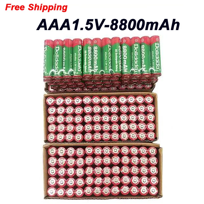 Free ShippingFree Delivery AAA 1.5V Battery 8800 Mah Rechargeable NH-MH Battery, Suitable for Flashlight, Razor, Radio-controlle
Free ShippingFree Delivery AAA 1.5V Battery 8800 Mah Rechargeable NH-MH Battery, Suitable for Flashlight, Razor, Radio-controlle
