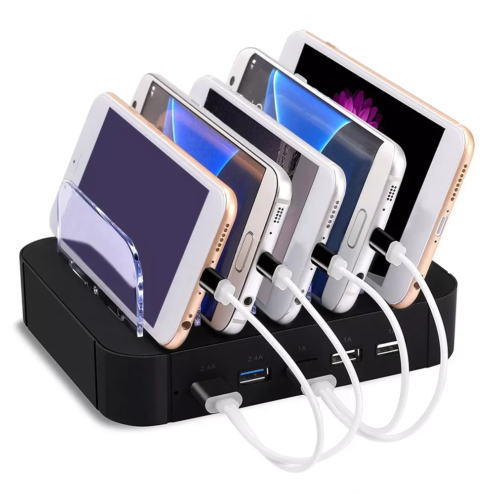 USB Charging Station Dock Universal Detachable Stand Holder Desktop Charger for Mobile Phone Tablet EU US Plug
USB Charging Station Dock Universal Detachable Stand Holder Desktop Charger for Mobile Phone Tablet EU US Plug