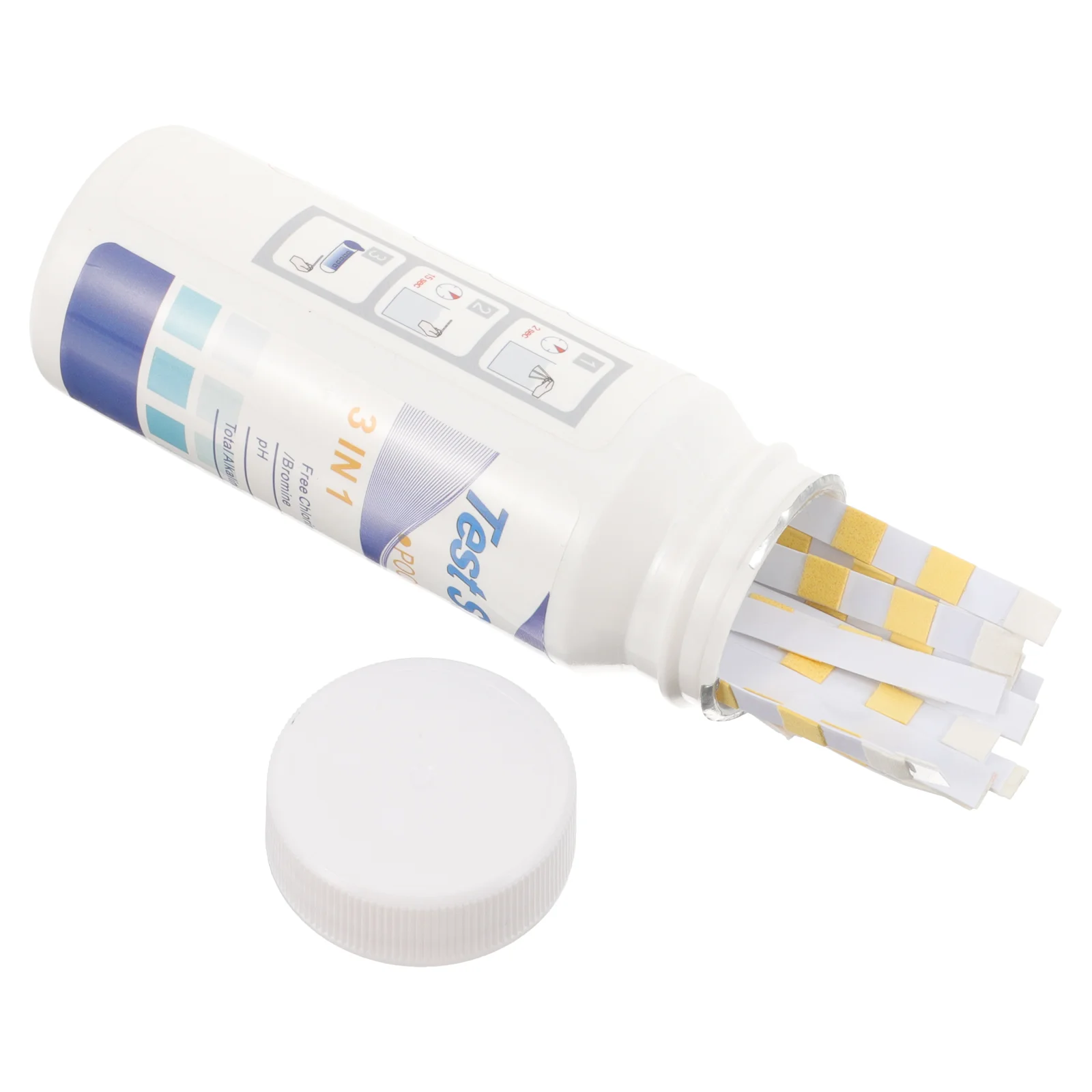 50 Pcs Chemistry Test Stripes Water Quality Paper Triple Ph Testing Chlorine Hardness Tool
50 Pcs Chemistry Test Stripes Water Quality Paper Triple Ph Testing Chlorine Hardness Tool
