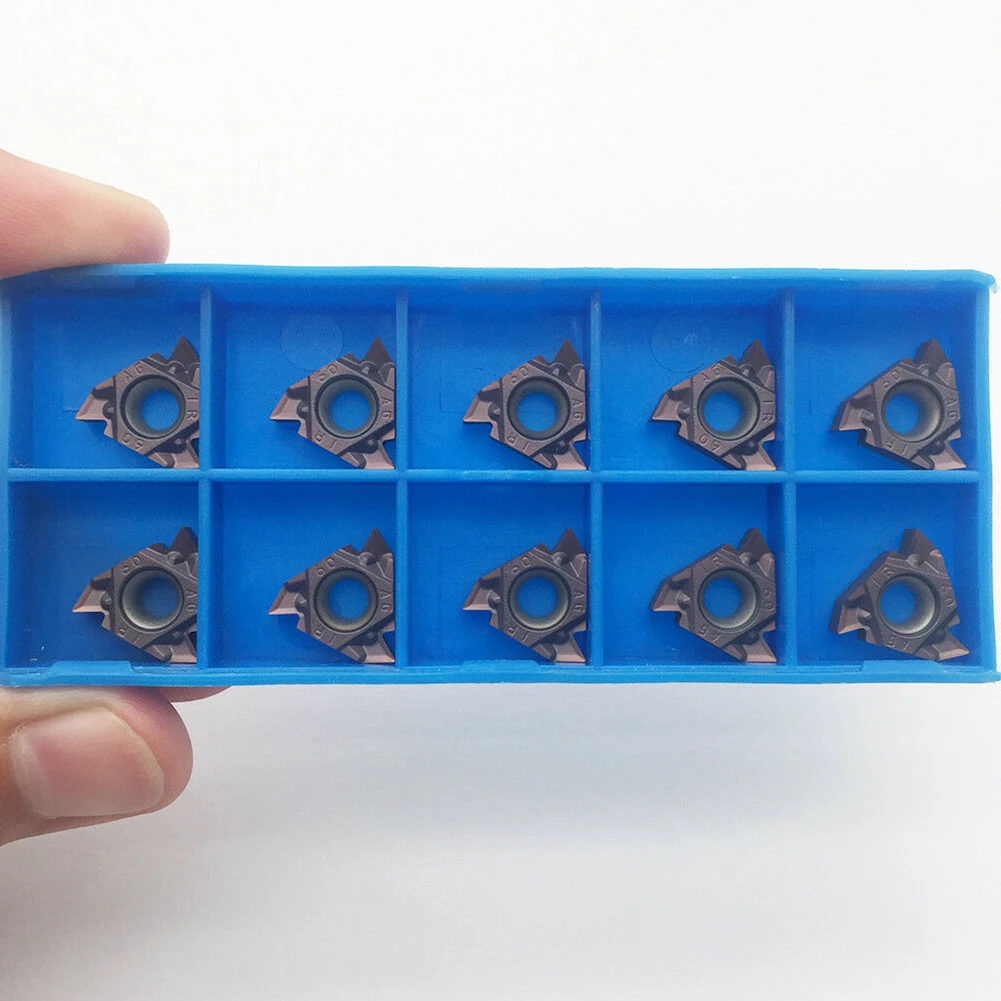 10pcs Lathe Threading Inserts Alloy Blade Carbide Insert Precision Grinding Carbide Power Tools Threading Inserts Kits
10pcs Lathe Threading Inserts Alloy Blade Carbide Insert Precision Grinding Carbide Power Tools Threading Inserts Kits