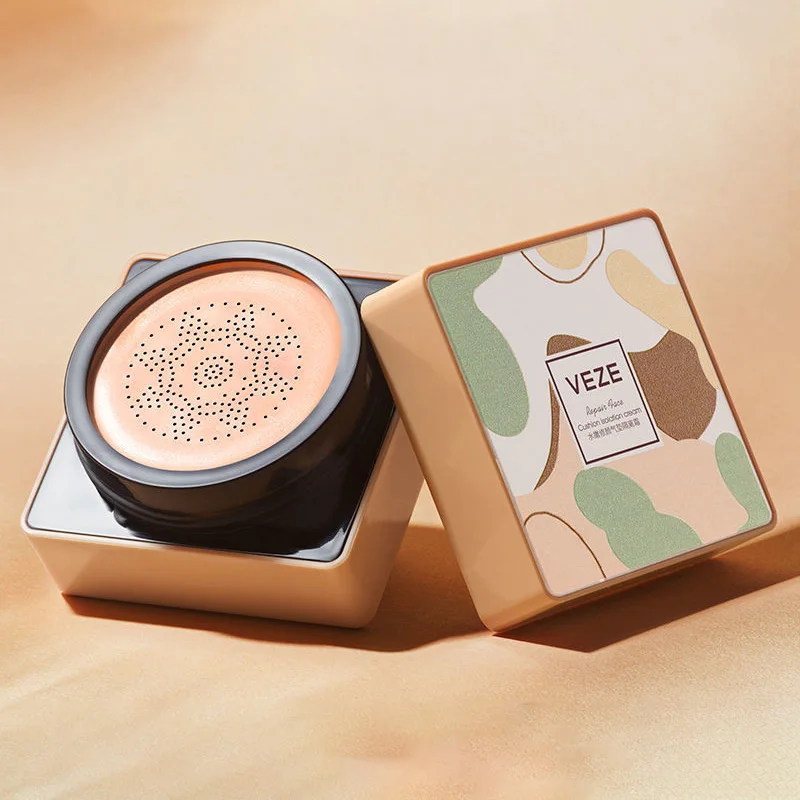 Foundation BB Cream Mushroom Head Air Cushion Concealer Invisible Pores Winkles Flaws Face Whitening Isolation Cream Base Makeup 
Foundation BB Cream Mushroom Head Air Cushion Concealer Invisible Pores Winkles Flaws Face Whitening Isolation Cream Base Makeup