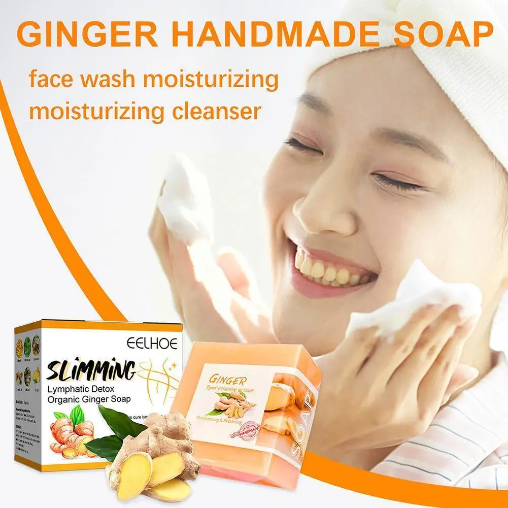 1 pcs Lymphatic Detox Organic Ginger Soap Slimming Ginger Soap Natural Organic Ginger Soap For All Skin Types I9I7
1 pcs Lymphatic Detox Organic Ginger Soap Slimming Ginger Soap Natural Organic Ginger Soap For All Skin Types I9I7