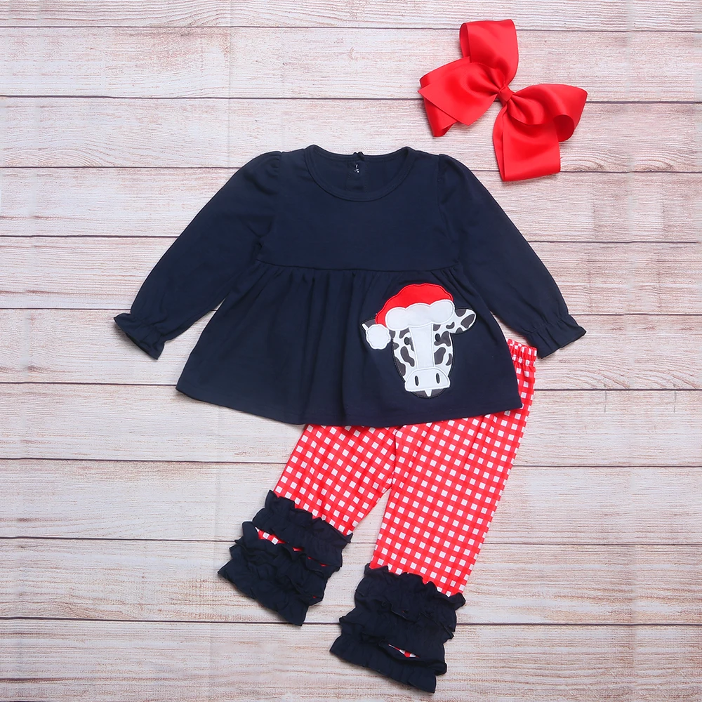 2pcs Baby Girls Clothes Pure Cotton Outfits Cow Embroidery Leopard Trousers Children Boutique Clothing
2pcs Baby Girls Clothes Pure Cotton Outfits Cow Embroidery Leopard Trousers Children Boutique Clothing