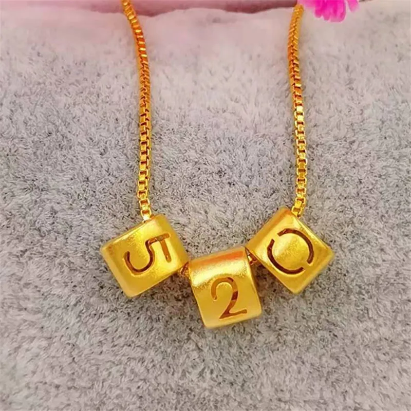 Women's Necklace Jewelry, 24k Gold 520 Pendant Chain, Boutique Engagement Luxury Jewelry Clavicle Chain Valentine's Day Gift
Women's Necklace Jewelry, 24k Gold 520 Pendant Chain, Boutique Engagement Luxury Jewelry Clavicle Chain Valentine's Day Gift