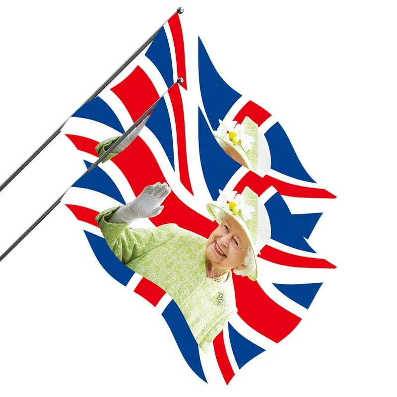 Union Jack Car Flags Her Majesty's Flag With Pole Decorative Car Accessories Commemoration Of Queen Elizabeth II
Union Jack Car Flags Her Majesty's Flag With Pole Decorative Car Accessories Commemoration Of Queen Elizabeth II
