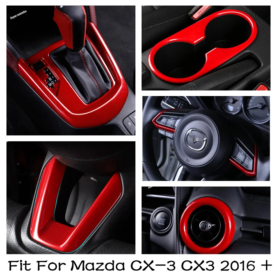 Stalls Gear Panel / Steering Wheel / Water Cup Holder / Central AC Air Frame Cover Trim Accessories For Mazda CX-3 CX3 2016-2021
Stalls Gear Panel / Steering Wheel / Water Cup Holder / Central AC Air Frame Cover Trim Accessories For Mazda CX-3 CX3 2016-2021