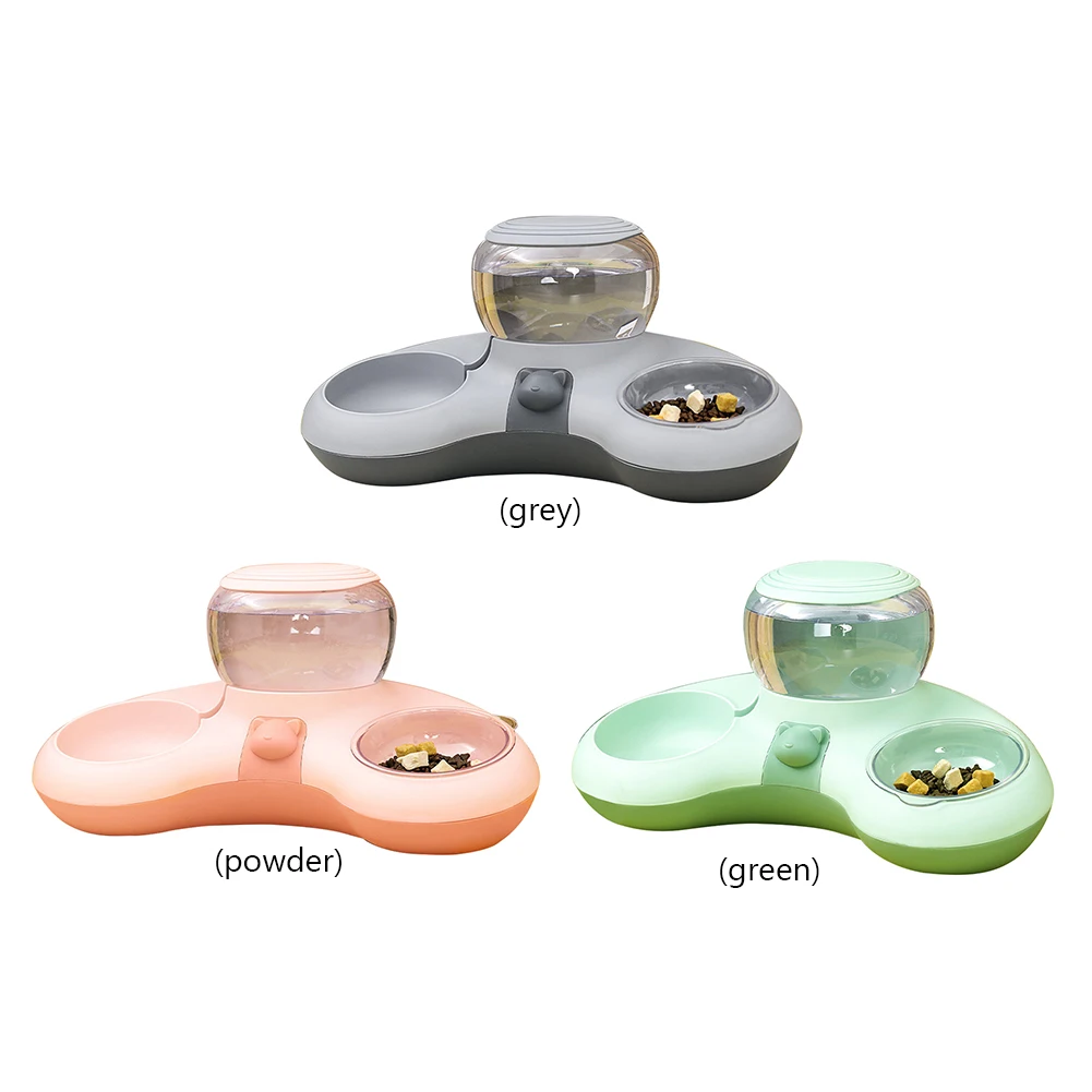VKTECH Pet Cat Bowl Automatic Feeder Dog Cat Food Bowl With Water Fountain Double Bowl Drinking Raised Stand Dish Bowls For Cats
VKTECH Pet Cat Bowl Automatic Feeder Dog Cat Food Bowl With Water Fountain Double Bowl Drinking Raised Stand Dish Bowls For Cats