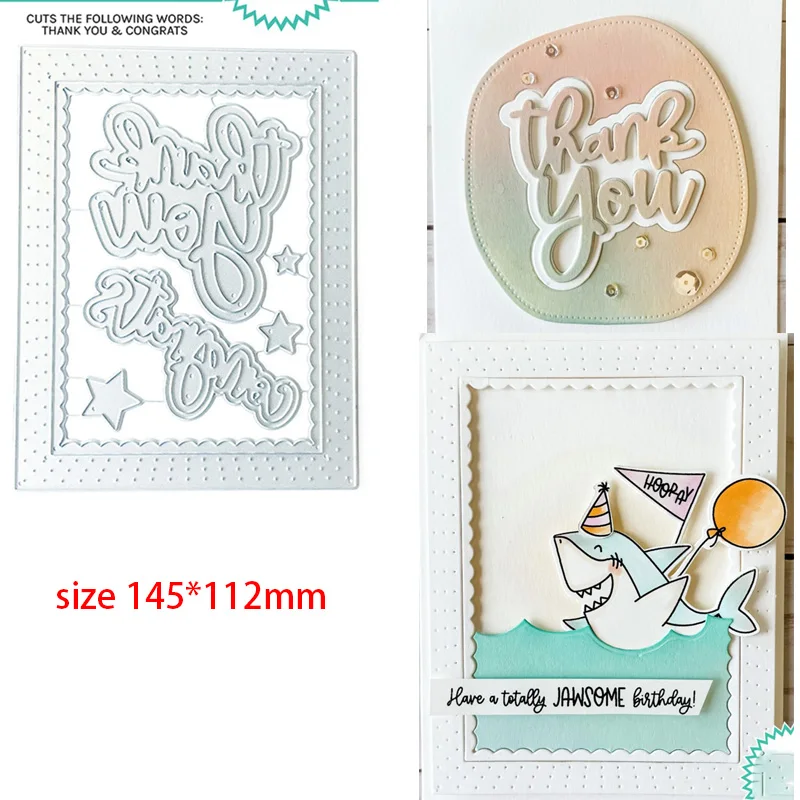 Metal cutting dies thank you cover plate Die cut mold card Scrapbook paper craft knife mould blade punch stencils
Metal cutting dies thank you cover plate Die cut mold card Scrapbook paper craft knife mould blade punch stencils