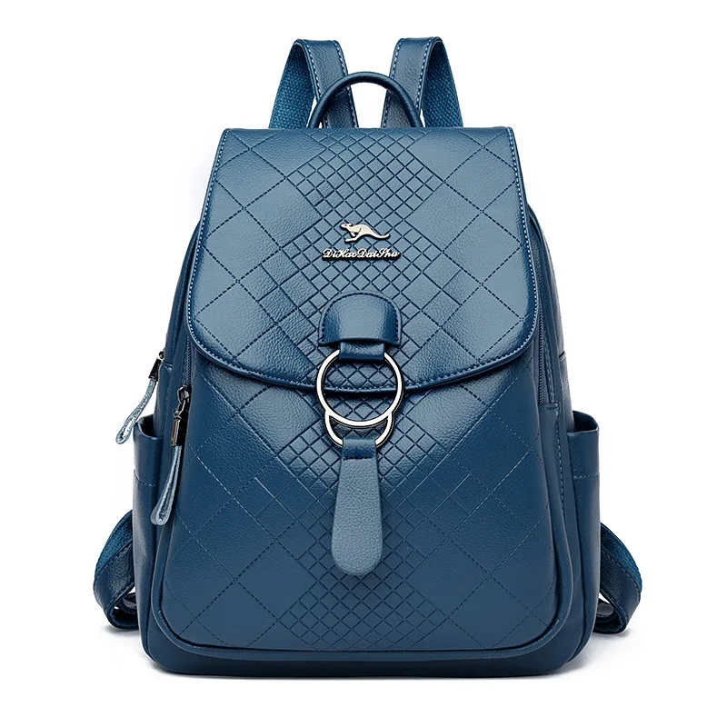 Fashion School Backpack for Women 2022 High Quality PU Leather Rucksack Large Capacity Travel Diamond Lattice Female Bag Mochila
Fashion School Backpack for Women 2022 High Quality PU Leather Rucksack Large Capacity Travel Diamond Lattice Female Bag Mochila