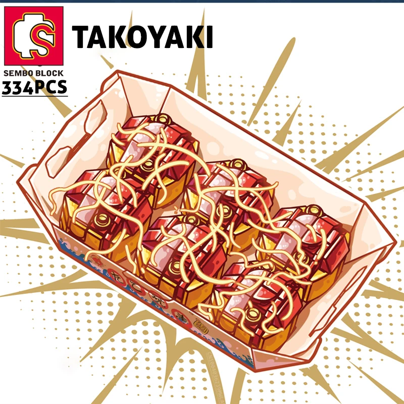SEMBO BLOCK City Kawaii Japanese Style Bricks Takoyaki Building Blocks DIY Roleplay STEM Collectible Model Kits Gifts For Kids
SEMBO BLOCK City Kawaii Japanese Style Bricks Takoyaki Building Blocks DIY Roleplay STEM Collectible Model Kits Gifts For Kids