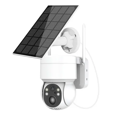 Солнечная камера Wi-Fi Открытый PIR Обнаружение человека с солнечной панелью 7800 мАч Аккумулятор для подзарядки CCTV 1080P Беспроводная PTZ IP-камера видеонаблюдения