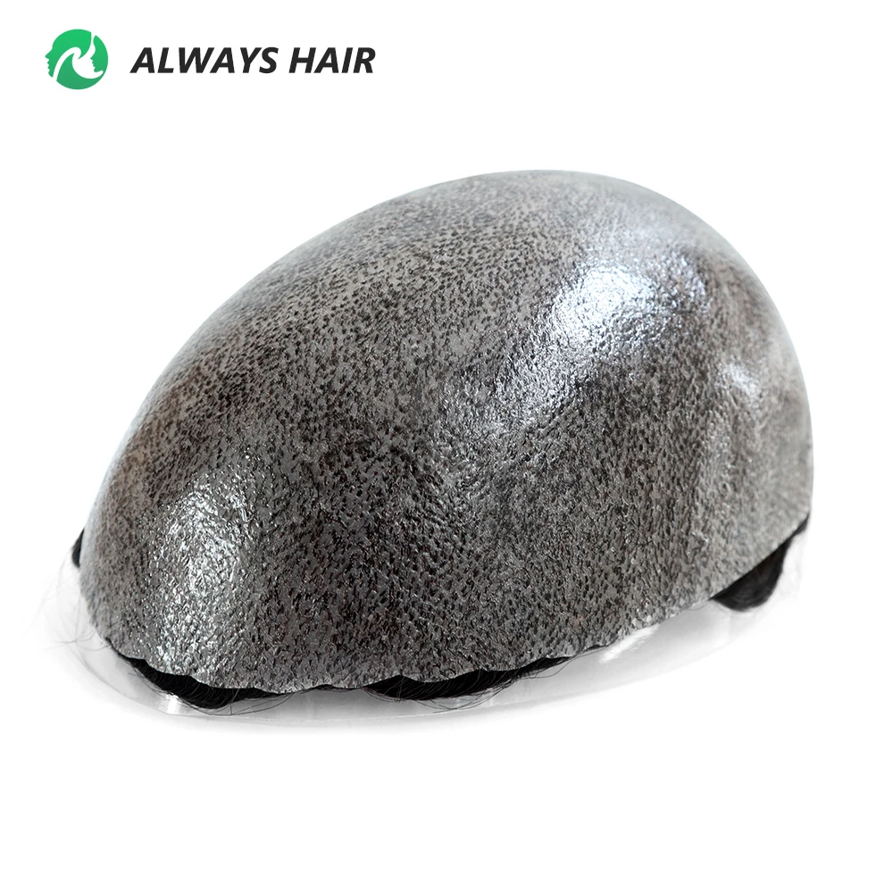 Протез волос Alwayshair 6 дюймов 8 индийский парик из человеческих второй кожи для