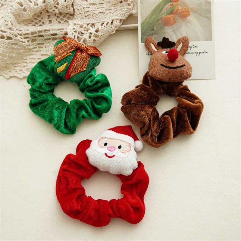 2022 Merry Christmas Plush Hair Scrunchies Christmas Tree Santa Elk Flannel Hair Rope Women Hair Accessories Gifts Hair Bands
2022 Merry Christmas Plush Hair Scrunchies Christmas Tree Santa Elk Flannel Hair Rope Women Hair Accessories Gifts Hair Bands