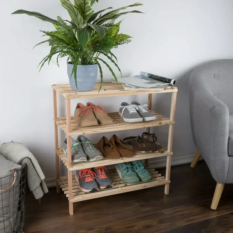 Modern and Contemporary Wood , Storage Bench – Closet, Bathroom, Kitchen, Entry Organizer, 2, 3, Or 4-Tier Space Saver by
Modern and Contemporary Wood , Storage Bench – Closet, Bathroom, Kitchen, Entry Organizer, 2, 3, Or 4-Tier Space Saver by