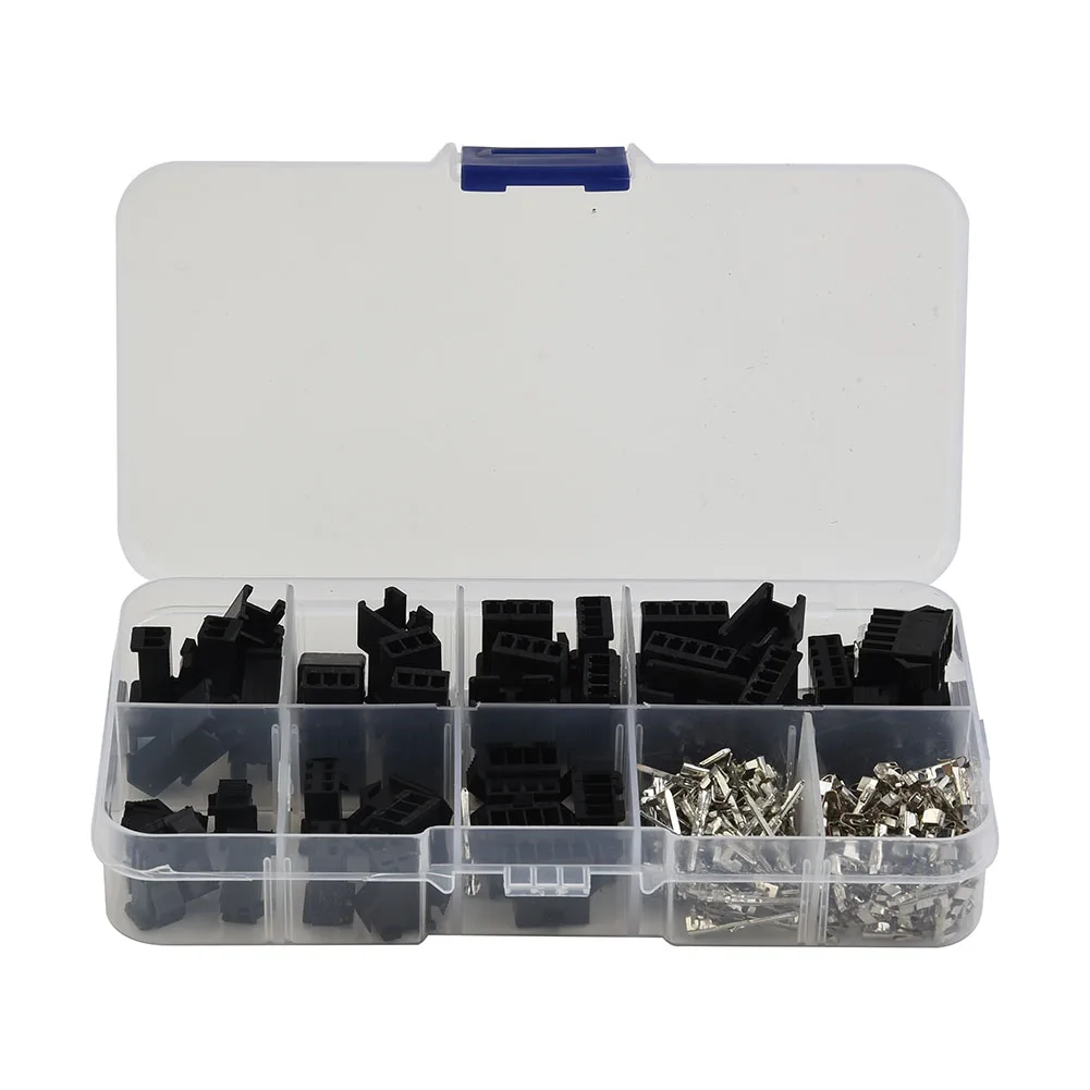 Pin Terminal Wire Connector Box 2/3/4/5 2.54mm Electrical Male/Female Tool Parts Pins Way Cable Plugs Dupont Connector
Pin Terminal Wire Connector Box 2/3/4/5 2.54mm Electrical Male/Female Tool Parts Pins Way Cable Plugs Dupont Connector