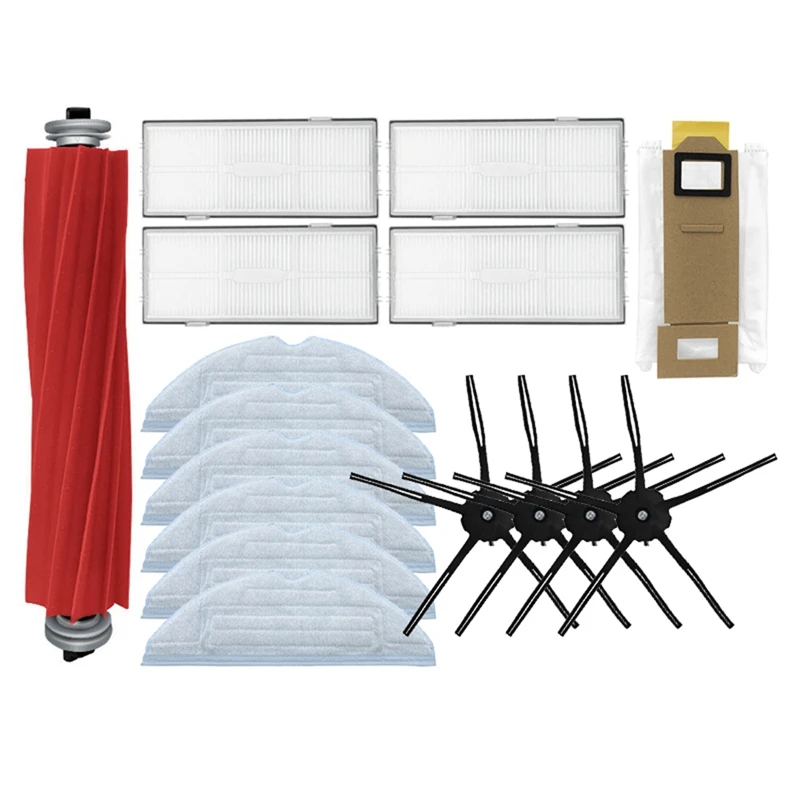 Запчасти для пылесоса Xiaomi Roborock S7 / T7S Plus, основная щетка, тряпка, фильтр НЕРА, боковая щетка 
Запчасти для пылесоса Xiaomi Roborock S7 / T7S Plus, основная щетка, тряпка, фильтр НЕРА, боковая щетка