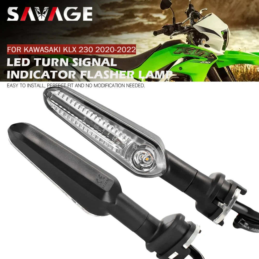 LED Turn Signal Light For KAWASAKI KLX 230 2020-2021 230S 2022 Motorcycle Accessories Indicator Directional Flasher Bike Lamp
LED Turn Signal Light For KAWASAKI KLX 230 2020-2021 230S 2022 Motorcycle Accessories Indicator Directional Flasher Bike Lamp