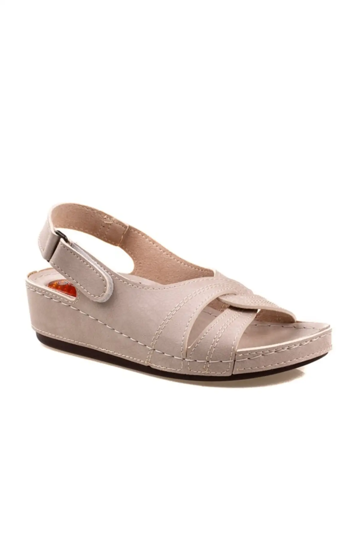 Women Sandals Beige With Velcro Filling Gel Sole 2022 New Summer Comfort Breathable Casual Quality Ladies Fashion Sandals
Women Sandals Beige With Velcro Filling Gel Sole 2022 New Summer Comfort Breathable Casual Quality Ladies Fashion Sandals