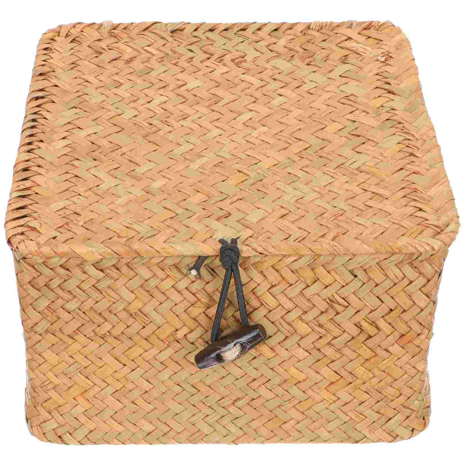 Basket Storage Box Woven Baskets Rattan Wicker Straw Toy Flower Snack Fruit Shelf Tray Desktop Makeup Countertop Bins Lid
Basket Storage Box Woven Baskets Rattan Wicker Straw Toy Flower Snack Fruit Shelf Tray Desktop Makeup Countertop Bins Lid