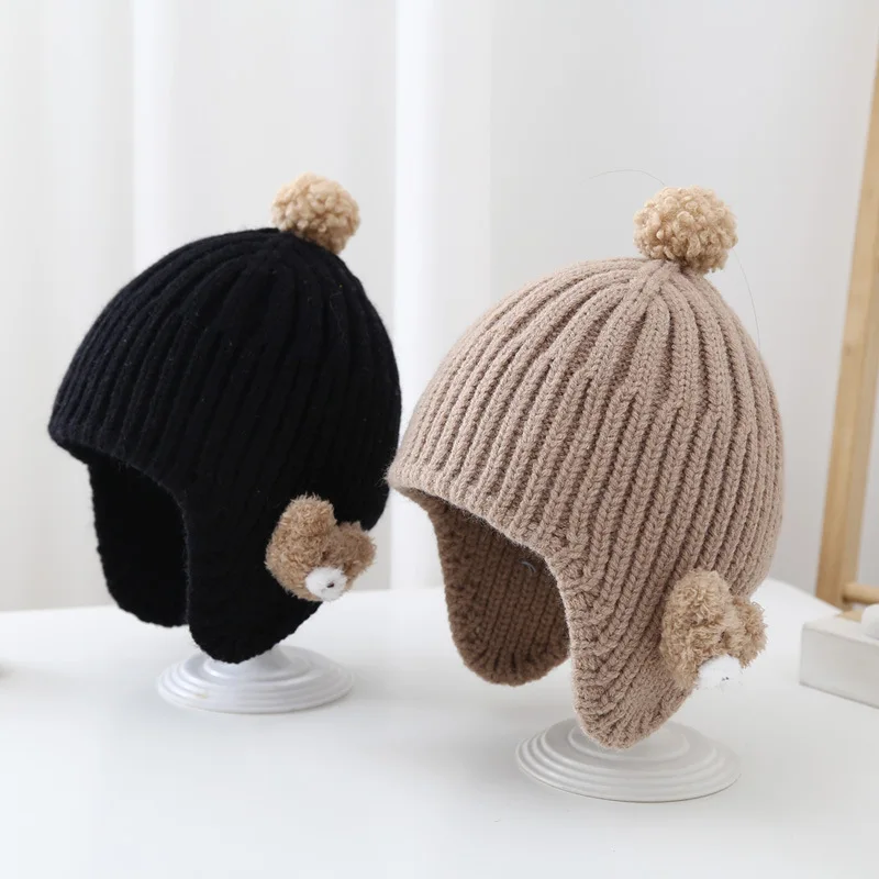 Cute Bear Winter Baby Knit Hat Pom Pom Kids Bonnet Cap Toddler Baby Girls Boys Beanie Cap Korea Style Newborn Baby Accessories
Cute Bear Winter Baby Knit Hat Pom Pom Kids Bonnet Cap Toddler Baby Girls Boys Beanie Cap Korea Style Newborn Baby Accessories