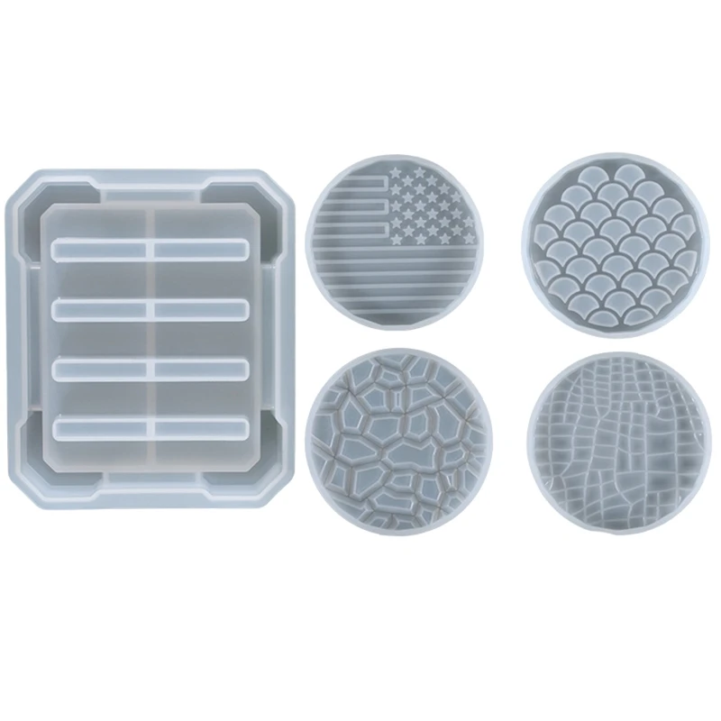 Coaster Molds for Resin Casting,4PCS Resin Coaster 1PCS Molds with Coaster Holder Mold,Epoxy Resin DIY Home Dec
Coaster Molds for Resin Casting,4PCS Resin Coaster 1PCS Molds with Coaster Holder Mold,Epoxy Resin DIY Home Dec