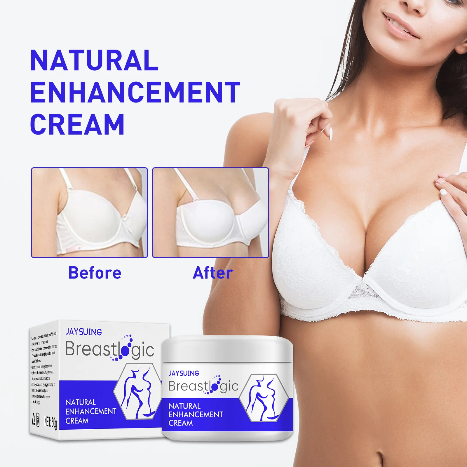 50g Breast Cream Breast Lifting Firming Improve Breast Sagging Rapid Growth Breast Enlargement Body Cream Sagging Breast Care
50g Breast Cream Breast Lifting Firming Improve Breast Sagging Rapid Growth Breast Enlargement Body Cream Sagging Breast Care