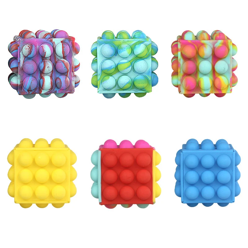 Push Bubble Cube Fidget Toys 3D Square Shape Squeeze Toys Stress Relief Soft Squishy Bubble Anti-Stress Game AK350
Push Bubble Cube Fidget Toys 3D Square Shape Squeeze Toys Stress Relief Soft Squishy Bubble Anti-Stress Game AK350