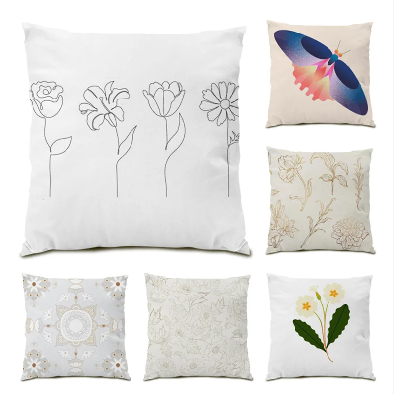 Simple Pattern Living Room Decoration Retro Flower Velvet Cushion Cover 45x45 Polyester Linen Pillow Case Sofa Comfortable E0782
Simple Pattern Living Room Decoration Retro Flower Velvet Cushion Cover 45x45 Polyester Linen Pillow Case Sofa Comfortable E0782