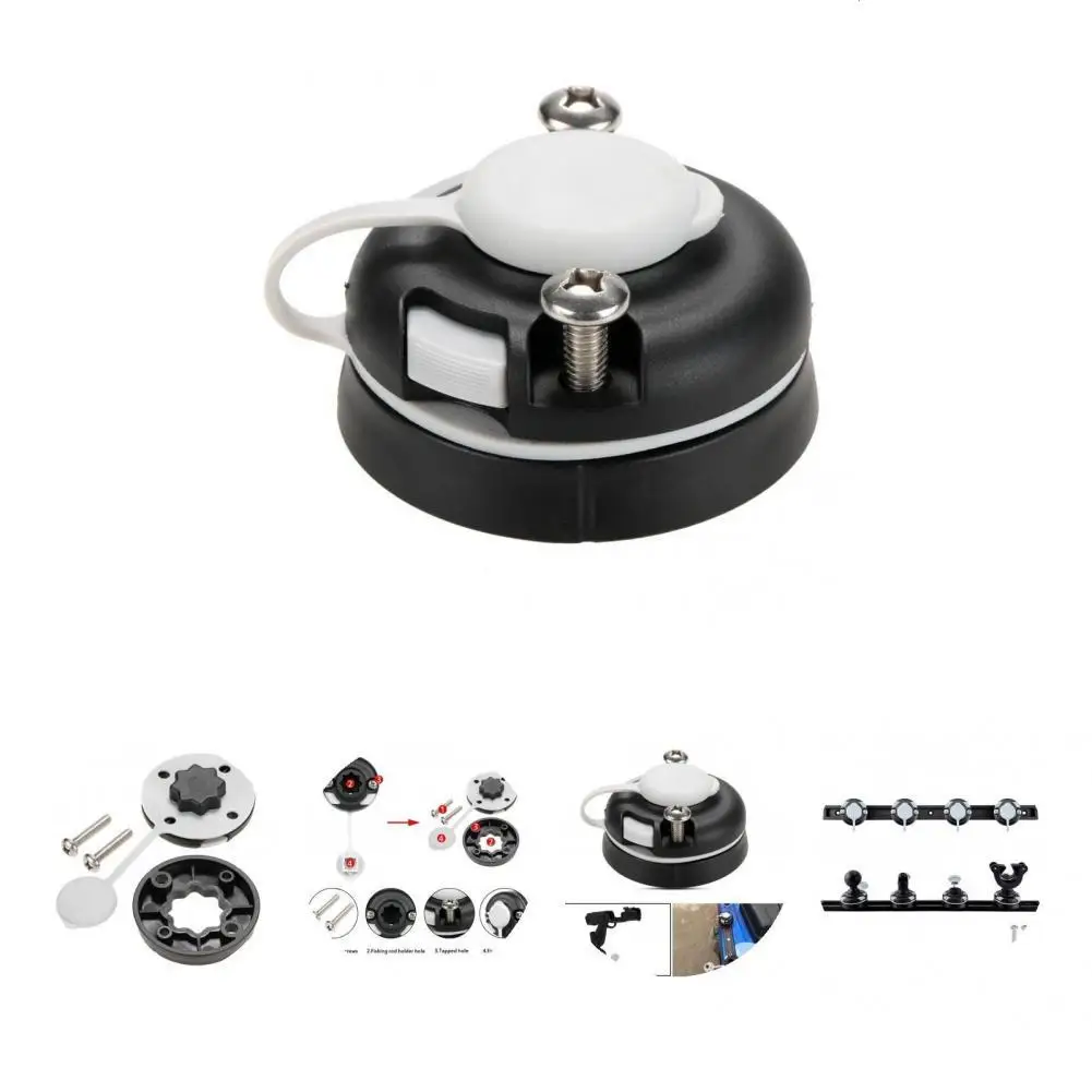 Long Service Life Multifunctional Helpful Fishing Rod Mount Base Black White Fishing Rod Holder Round for Angler
Long Service Life Multifunctional Helpful Fishing Rod Mount Base Black White Fishing Rod Holder Round for Angler