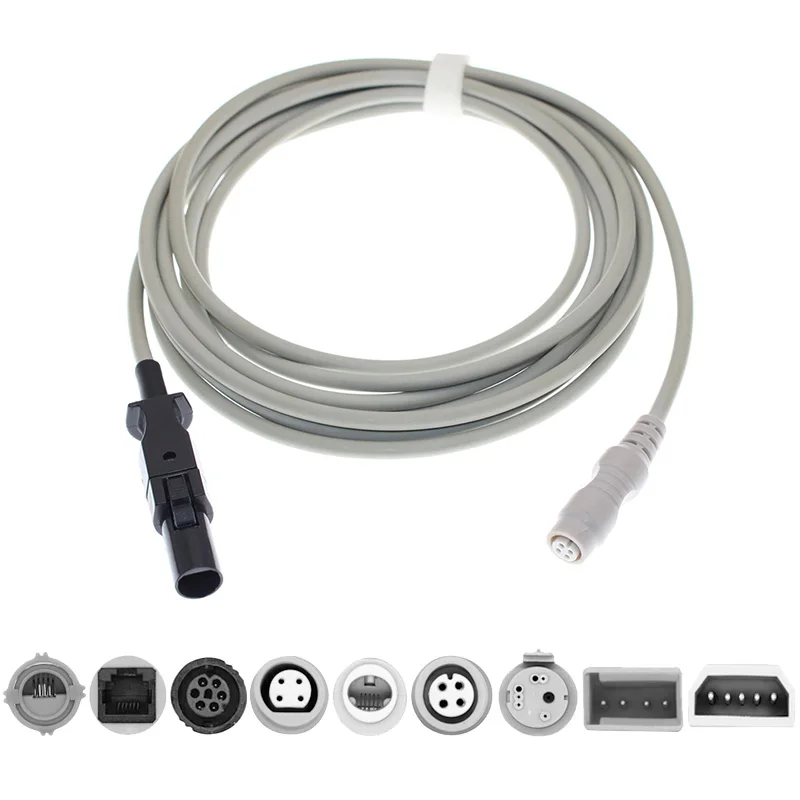 IBP Pressure Transducer Extension Cable Compatible With M&B (12Pin) Patient Monitor
IBP Pressure Transducer Extension Cable Compatible With M&B (12Pin) Patient Monitor