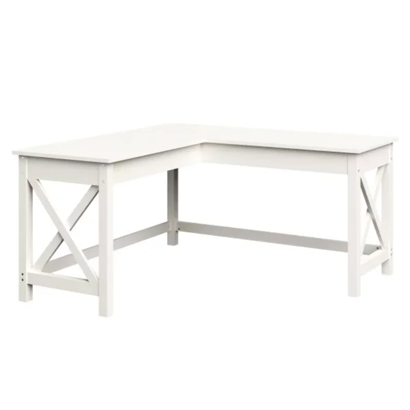 Computer Desk - L-Shaped Desk with X-Pattern Legs - For Office, Computer, or Craft Table - Desks for Home Office
Computer Desk - L-Shaped Desk with X-Pattern Legs - For Office, Computer, or Craft Table - Desks for Home Office