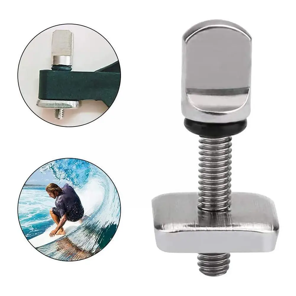 2pcs High Quality 316 Steel Surfboard Tail Fin Screw Replacement Fin Fit Nut Quick Surfing Kit Accessories D5s2
2pcs High Quality 316 Steel Surfboard Tail Fin Screw Replacement Fin Fit Nut Quick Surfing Kit Accessories D5s2