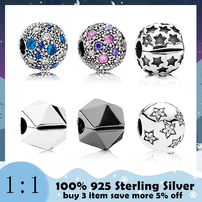 100%925 Sterling silver Fixed buckle Stars Safety clip Charm Bead Fit Charms DIY Original BraceletFree delivery Free delivery
100%925 Sterling silver Fixed buckle Stars Safety clip Charm Bead Fit Charms DIY Original BraceletFree delivery Free delivery