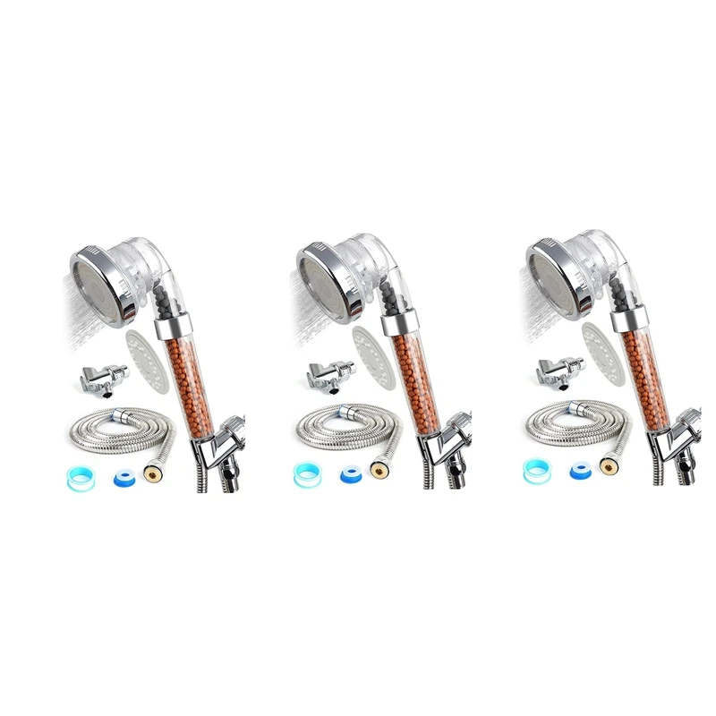 3X Mineral Shower Head High Pressure With Filter,Handheld Detachable Shower Head,Water Saving Shower Head
3X Mineral Shower Head High Pressure With Filter,Handheld Detachable Shower Head,Water Saving Shower Head