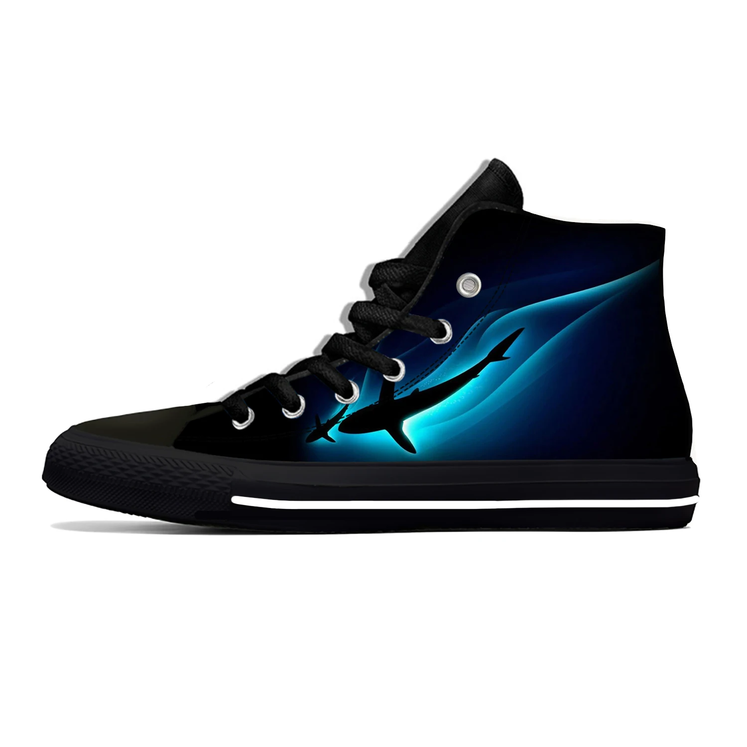Animal Shark Pattern Lightweight Cloth 3D Print Funny Hot Fashion High Top Canvas Shoes Mens Womens Casual Breathable Sneakers
Animal Shark Pattern Lightweight Cloth 3D Print Funny Hot Fashion High Top Canvas Shoes Mens Womens Casual Breathable Sneakers
