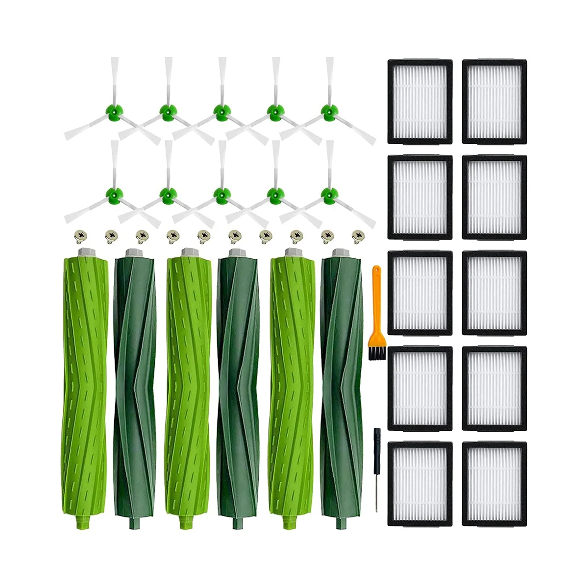 For iRobot Roomba I3 I3+ I4 I6 I6+ I7 I7+ I8 I8+/Plus E5 E6 E7 J7 I,E &J Series Vacuum Cleaners, Brush Filters
For iRobot Roomba I3 I3+ I4 I6 I6+ I7 I7+ I8 I8+/Plus E5 E6 E7 J7 I,E &J Series Vacuum Cleaners, Brush Filters