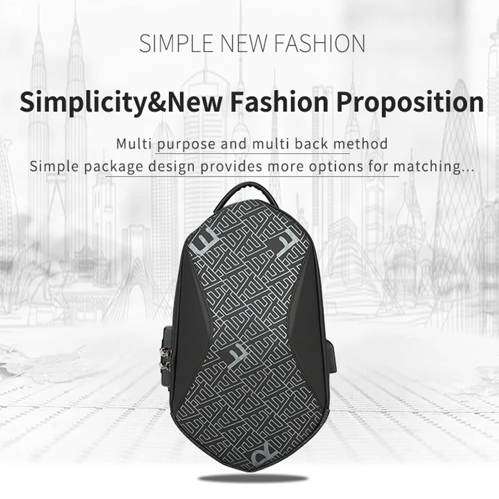 Aliencross Men Anti-theft Lock Fashion Multifunction USB Crossbody Bag Shoulder Bag Travel Messenger Pack Chest Bag for Male
Aliencross Men Anti-theft Lock Fashion Multifunction USB Crossbody Bag Shoulder Bag Travel Messenger Pack Chest Bag for Male