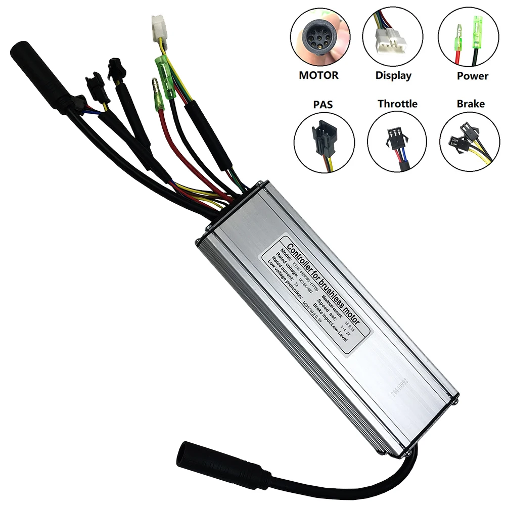 Ebike KT 36/48V 15A Double-Drive Controller For MTB Lithium Battery Conversion 250W E-bike Controllers Waterproof Connector
Ebike KT 36/48V 15A Double-Drive Controller For MTB Lithium Battery Conversion 250W E-bike Controllers Waterproof Connector